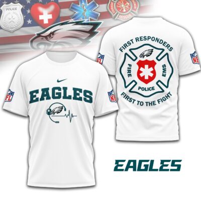 Philadelphia Eagles | Premium NFL First To The Fight T-Shirt