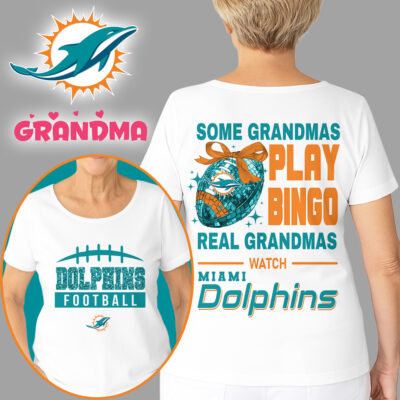 Miami Dolphins | Premium NFL Grandmas Fan 3D Shirt