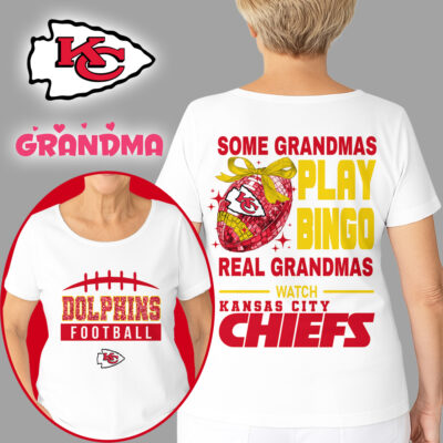 Kansas City Chiefs | Premium NFL Grandmas Fan 3D Shirt