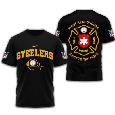 Pittsburgh Steelers | Premium NFL First To The Fight T-Shirt