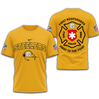 Pittsburgh Steelers | Premium NFL First To The Fight T-Shirt