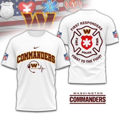 Washington Commanders | Premium NFL First To The Fight T-Shirt