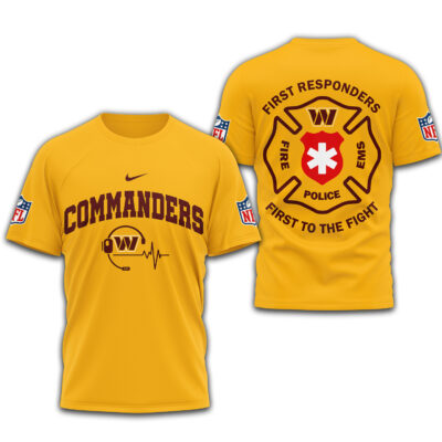Washington Commanders | Premium NFL First To The Fight T-Shirt