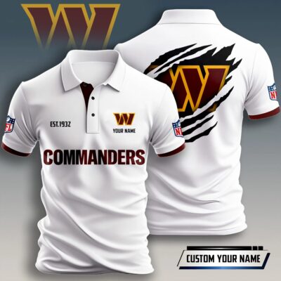 Washington Commanders | Premium NFL Polo Shirt - 3XL