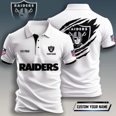 Las Vegas Raiders | Premium NFL Polo Shirt - 3XL
