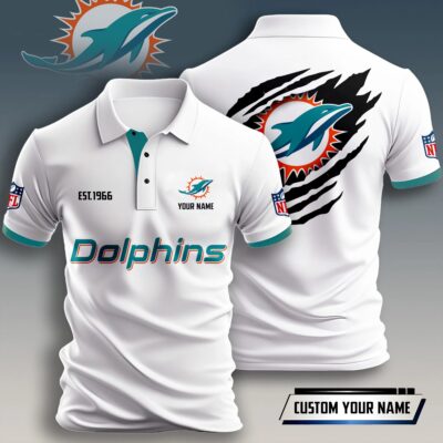 Miami Dolphins | Premium NFL Polo Shirt - L