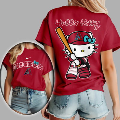 Arizona Diamondbacks | Premium MLB Hello Kitty 3D Shirt