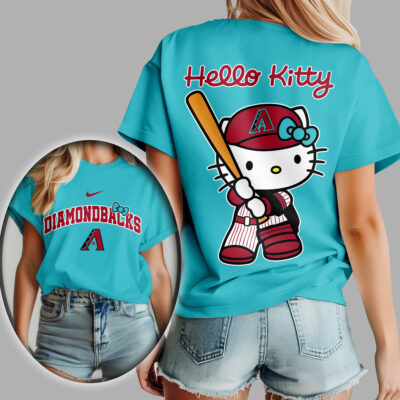 Arizona Diamondbacks | Premium MLB Hello Kitty 3D Shirt