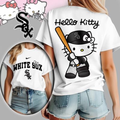 Chicago White Sox | Premium MLB Hello Kitty 3D Shirt