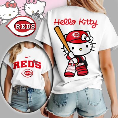 Cincinnati Reds | Premium MLB Hello Kitty 3D Shirt