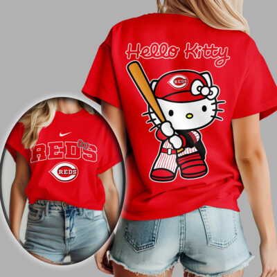 Cincinnati Reds | Premium MLB Hello Kitty 3D Shirt
