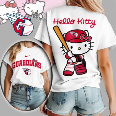 Cleveland Guardians | Premium MLB Hello Kitty 3D Shirt
