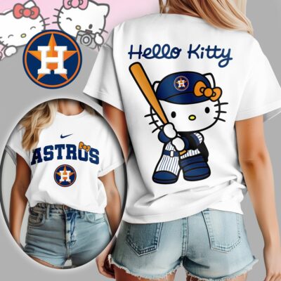 Houston Astros | Premium MLB Hello Kitty 3D Shirt