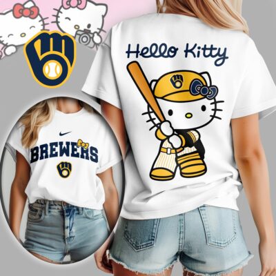 Milwaukee Brewers | Premium MLB Hello Kitty 3D Shirt