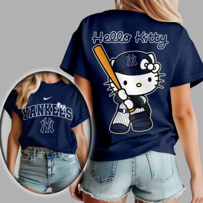 New York Yankees | Premium MLB Hello Kitty 3D Shirt