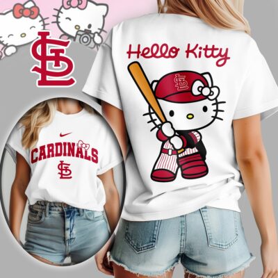 St. Louis Cardinals | Premium MLB Hello Kitty 3D Shirt