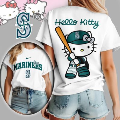 Seattle Mariners | Premium MLB Hello Kitty 3D Shirt