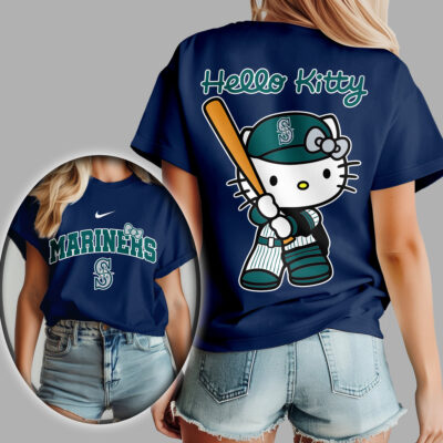 Seattle Mariners | Premium MLB Hello Kitty 3D Shirt