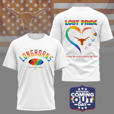 Texas Longhorns | Premium NCAA National Coming Out Day 3D Shirt
