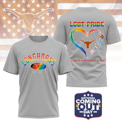 Texas Longhorns | Premium NCAA National Coming Out Day 3D Shirt