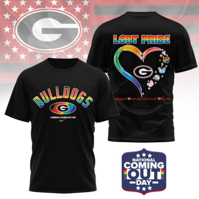 Georgia Bulldogs | Premium NCAA National Coming Out Day 3D Shirt