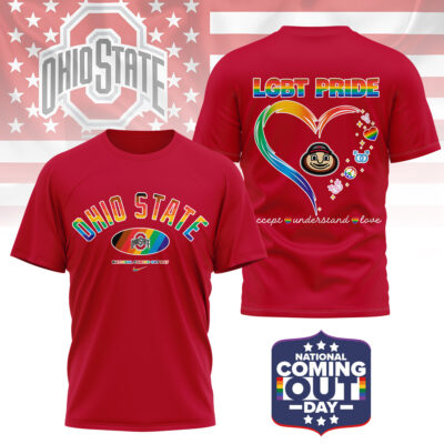 Ohio State Buckeyes | Premium NCAA National Coming Out Day 3D Shirt