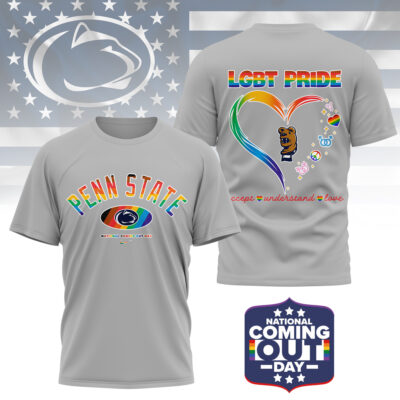 Penn State Nittany Lions | Premium NCAA National Coming Out Day 3D Shirt