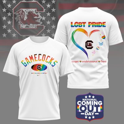 South Carolina Gamecocks | Premium NCAA National Coming Out Day 3D Shirt