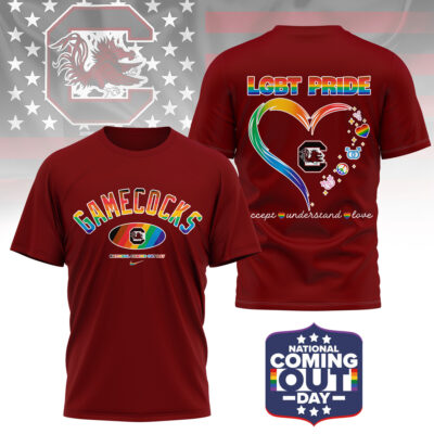 South Carolina Gamecocks | Premium NCAA National Coming Out Day 3D Shirt