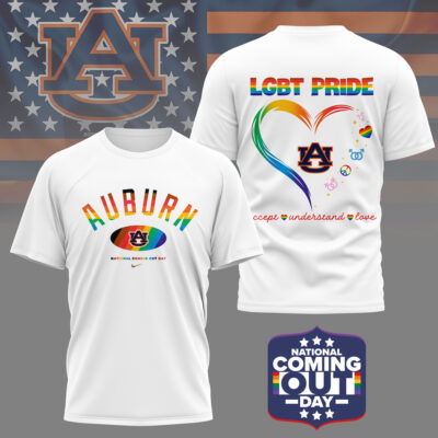 Auburn Tigers | Premium NCAA National Coming Out Day 3D Shirt