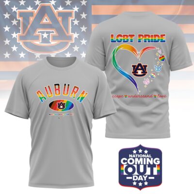 Auburn Tigers | Premium NCAA National Coming Out Day 3D Shirt