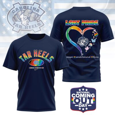 North Carolina Tar Heels | Premium NCAA National Coming Out Day 3D Shirt