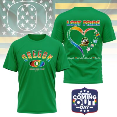 Oregon Ducks | Premium NCAA National Coming Out Day 3D Shirt