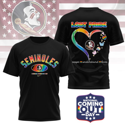 Florida State Seminoles | Premium NCAA National Coming Out Day 3D Shirt