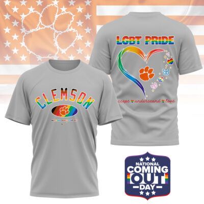 Clemson Tigers | Premium NCAA National Coming Out Day 3D Shirt