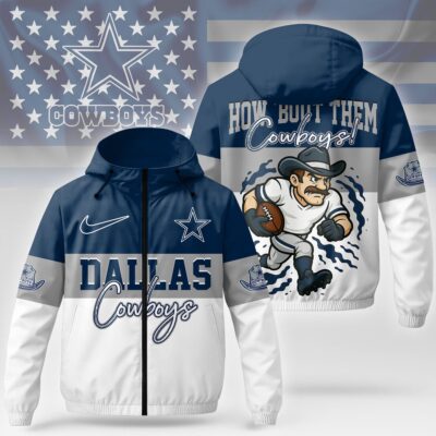 Dallas Cowboys | Premium NFL Fan Pride Windbreaker Jacket - XL
