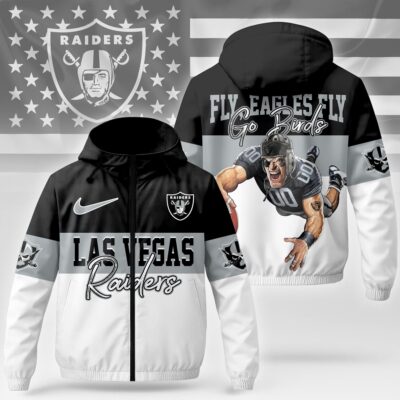 Las Vegas Raiders | Premium NFL Fan Pride Windbreaker Jacket - 5XL