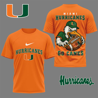 Miami Hurricanes | Premium NCAA Football Fan 3D Shirt