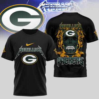 Green Bay Packers | Premium NFL Skull Tshirt - XL