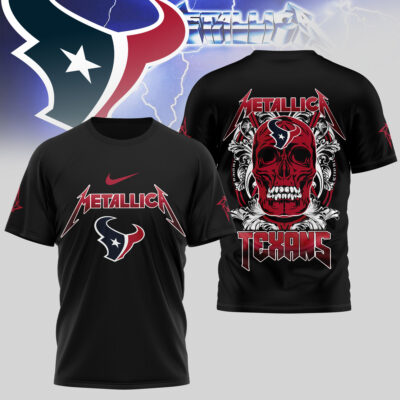 Houston Texans | Premium NFL Skull Tshirt - 2XL
