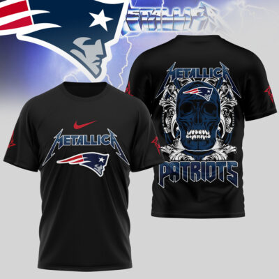 New England Patriots | Premium NFL Skull Tshirt - M