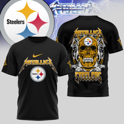 Pittsburgh Steelers | Premium NFL Skull Tshirt - S