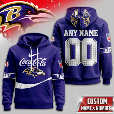 Baltimore Ravens | Premium NFL Coca Cola Hoodie