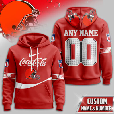 Cleveland Browns | Premium NFL Coca Cola Hoodie