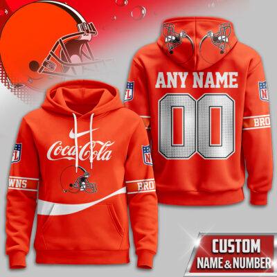Cleveland Browns | Premium NFL Coca Cola Hoodie