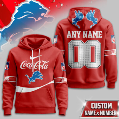 Detroit Lions | Premium NFL Coca Cola Hoodie