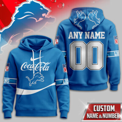Detroit Lions | Premium NFL Coca Cola Hoodie