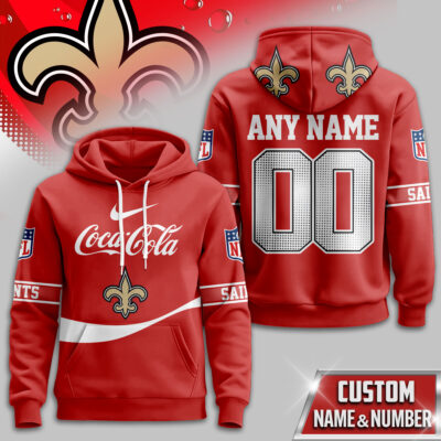 New Orleans Saints | Premium NFL Coca Cola Hoodie
