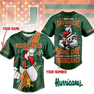 Miami Hurricanes | Premium Game Day Jersey Shirt
