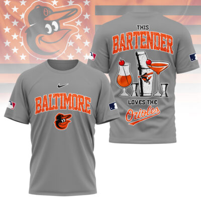 Baltimore Orioles | Premium MLB Bartender Fan 3D Shirt